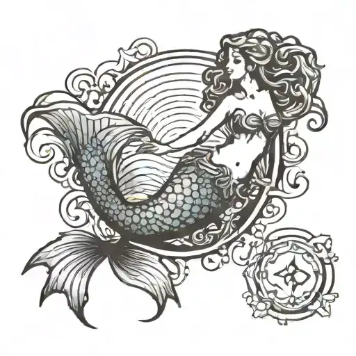 Mermaid Semi Colon