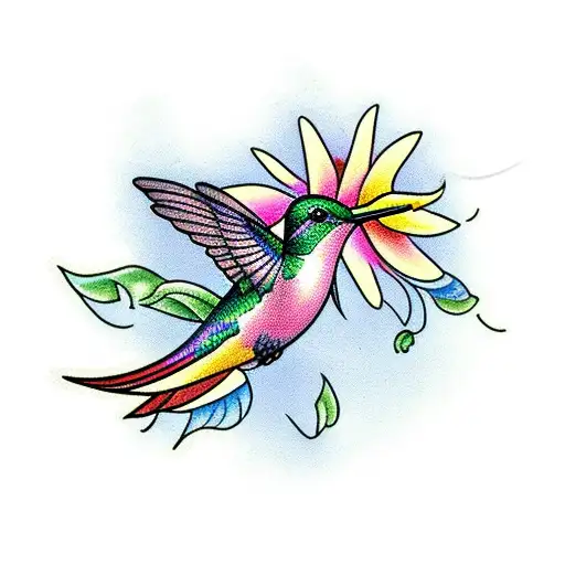 Hummingbird With Jasmine Flower