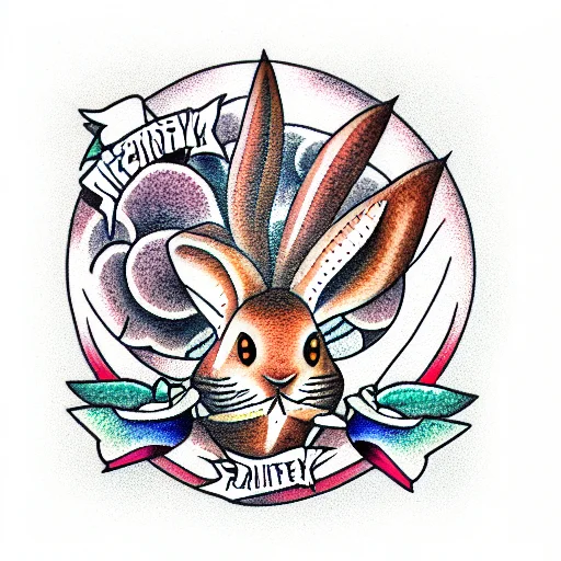 Jackrabbit Behind Cactus