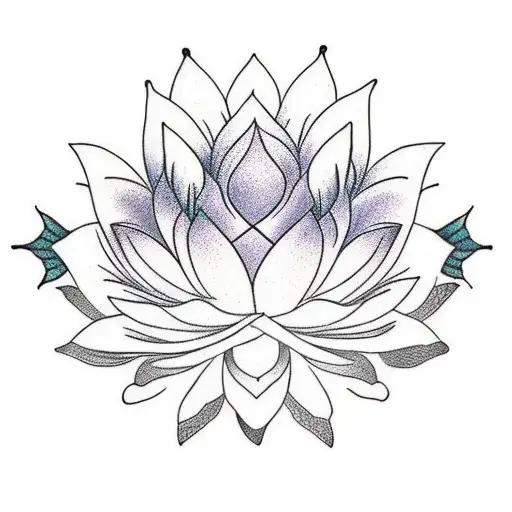 Lotus Flower For Full Sleeve