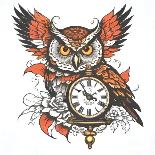 Owl Pocket Watch