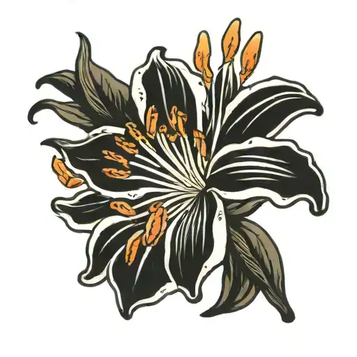 African Flame Lily Flower