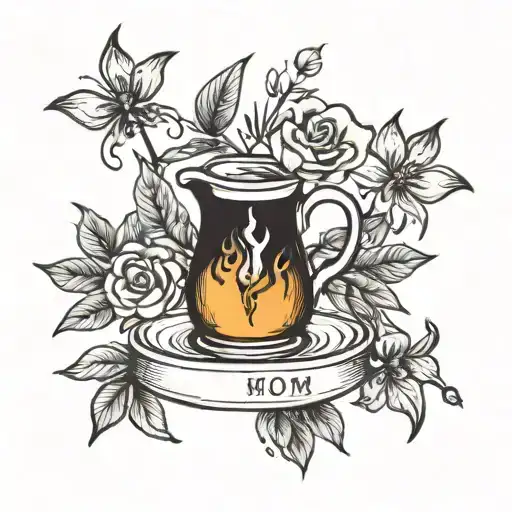 Memorial Tattoo For My Mom Who Passed Away And Was Known For Her Coooking