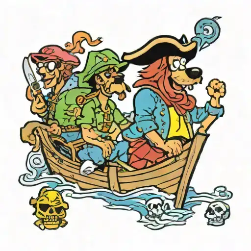 Pirate Scooby Doo Crew