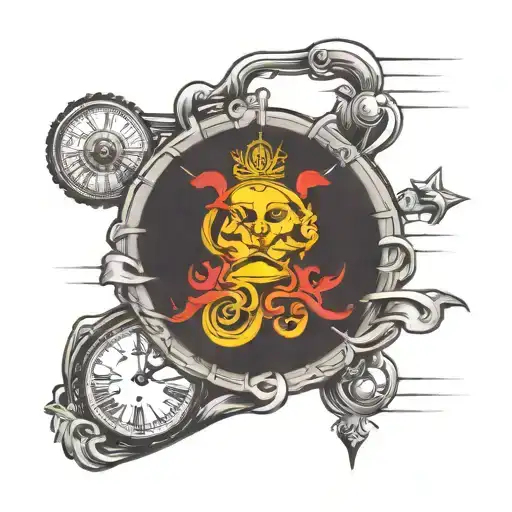 Inside Would Be A Clock Stretched Out