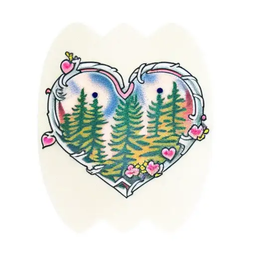 Pine Tree Heart