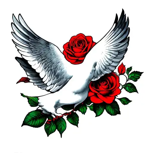 Dove And Rose