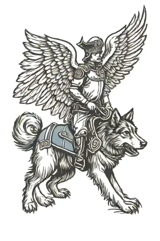 Police Sheepdog Archangel Michael