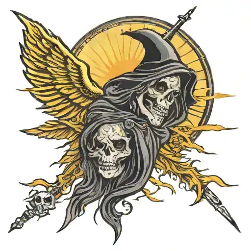 The Sun Sleeping With The Grim Reaper