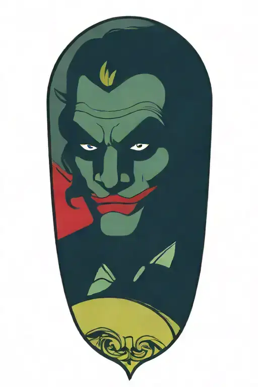 Joker Holding Real Madrid Card