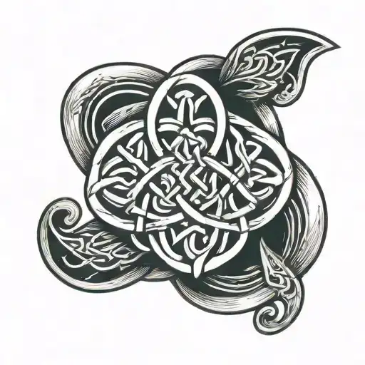 A Celtic Knot Design With A Hidden Message About Recovery