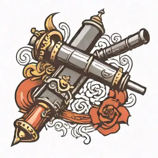 Cannon With Dagger Piercing