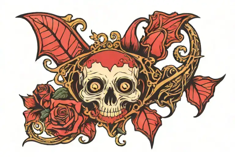 Incorporate Elden Ring Symbols Into A Rocky Horror Themed Design