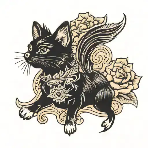 Black Cat Black Chihuahua Black Corgi