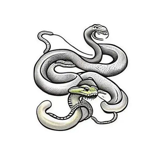 Snake Around Golden Apples