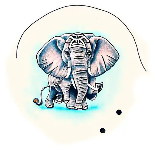 Elephant With Stopwatch