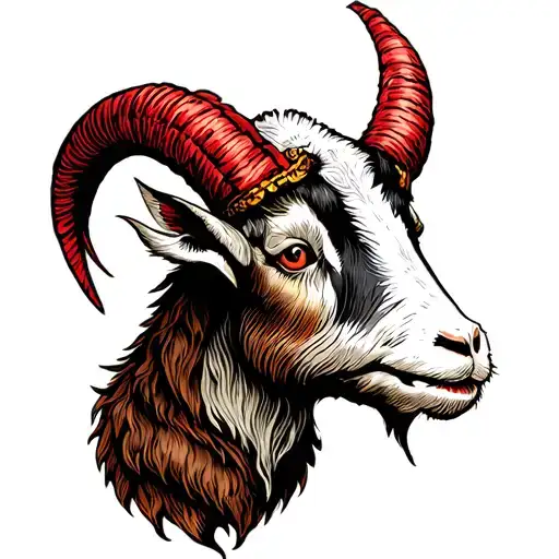 Cute Demon Goat