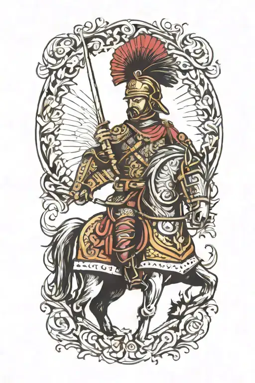 Polish Hussar Warrior Adorned