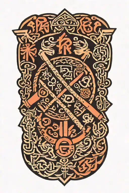 Polish Runes Symbolizing Strength And Resilience