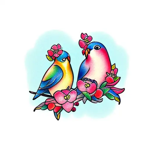 Love Bird On Dogwood