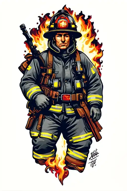 Firefighter Heroically Saving