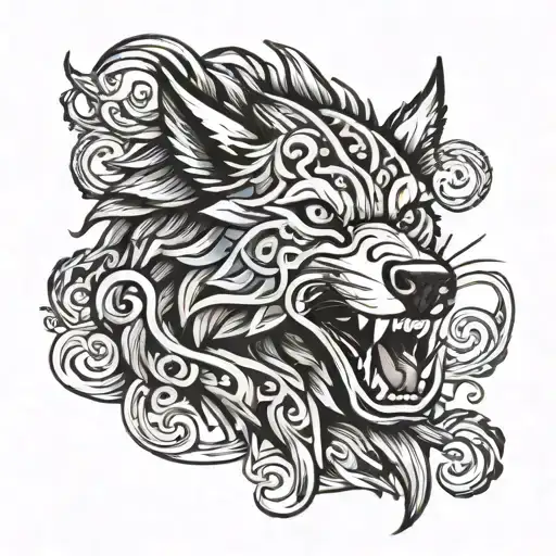 Fenrir Viking Norse Wolf