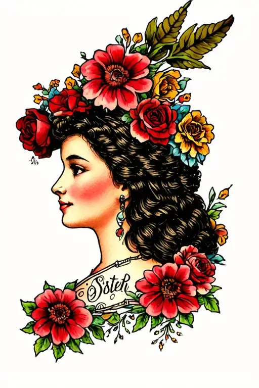 Memorial Tattoo For Sister