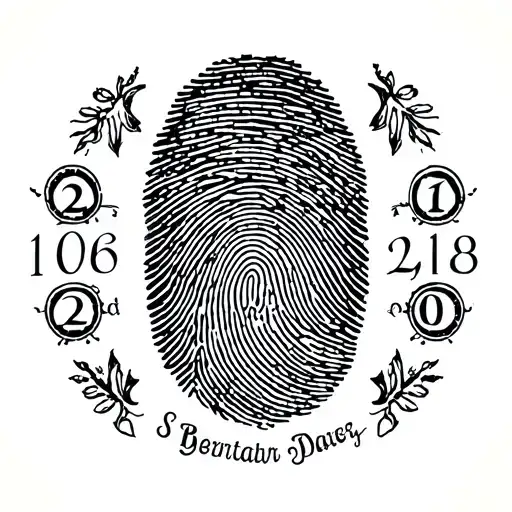 Fingerprint And Birth Dates