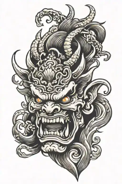 Japanese Oni Demon