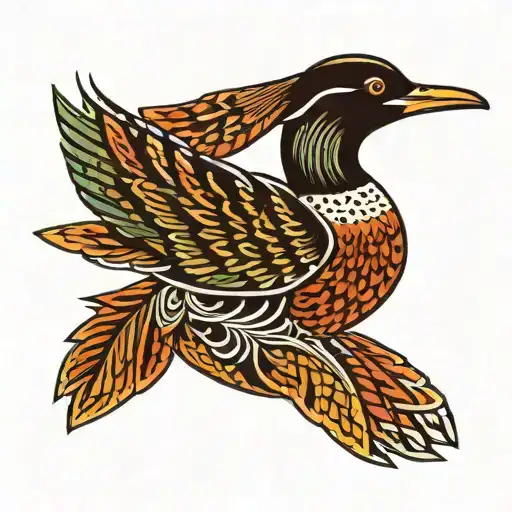 Loon Bird Tribal