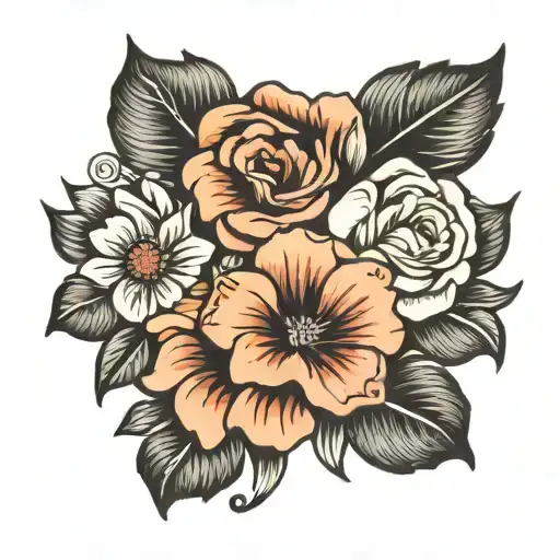 Mother Daughter Flower