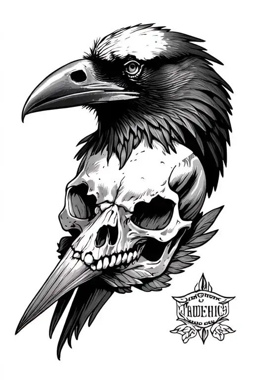 Raven Skull