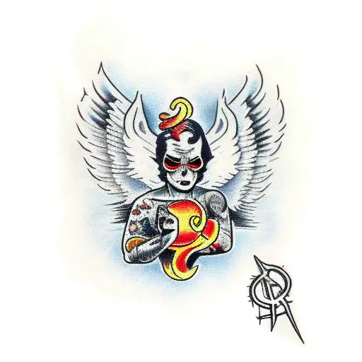 1 Angel Fighting Demons