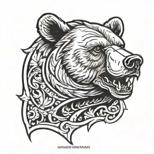 Bear With Open Mouth