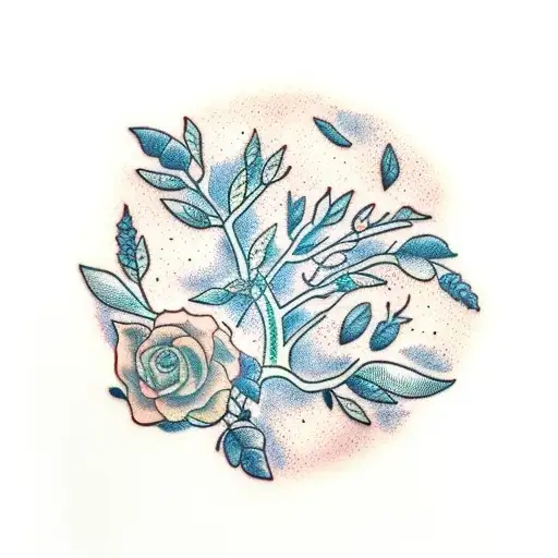 Aspen And Hazel Tree