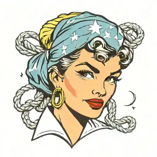 Rosie The Riveter Rope Background