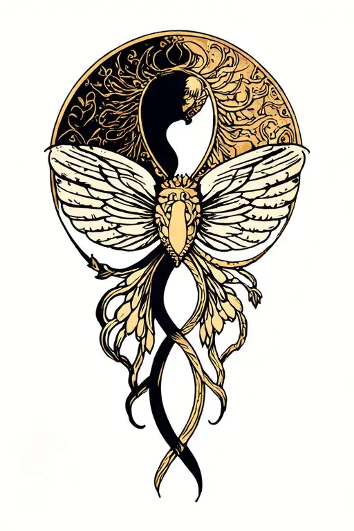 Gemini Zodiac Sign Intertwined Symbolizing