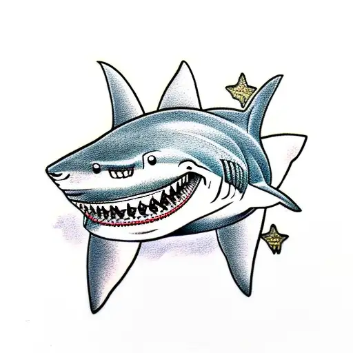 Shark With The Name Mark