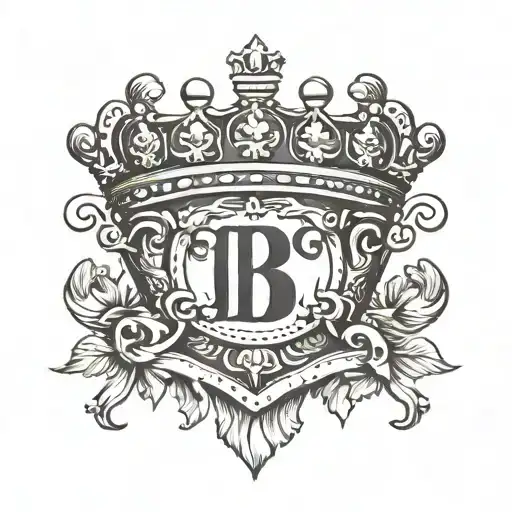 Crown With Initials