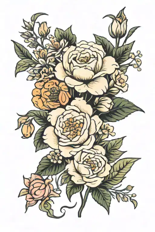 Birth Flower Bouquet