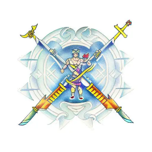 Zodiac Sign Libra With Sword