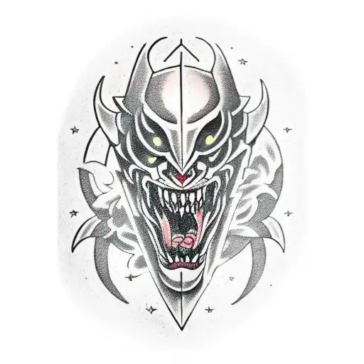 Caballero Humano Con Armadura De Lobo Y Espada De Dragon