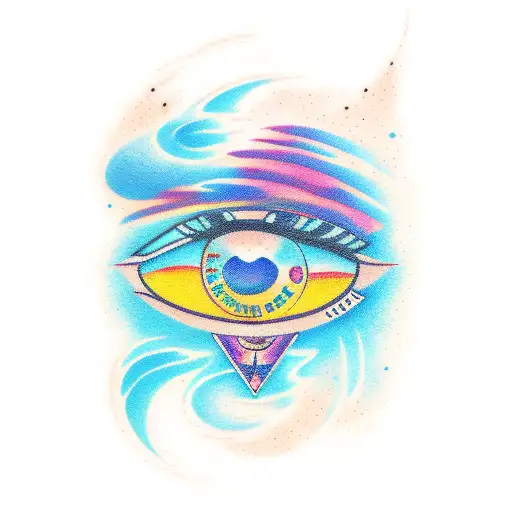 Cleveland Sky Line With Brows Colors Reflecting On Water