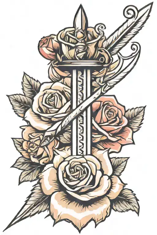Dagger Through Rose