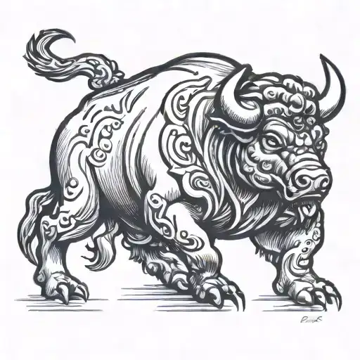 Angry Bull On Bear For Financial Markets