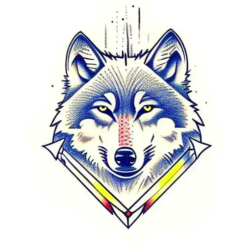 Wolf Stabbed Through Head