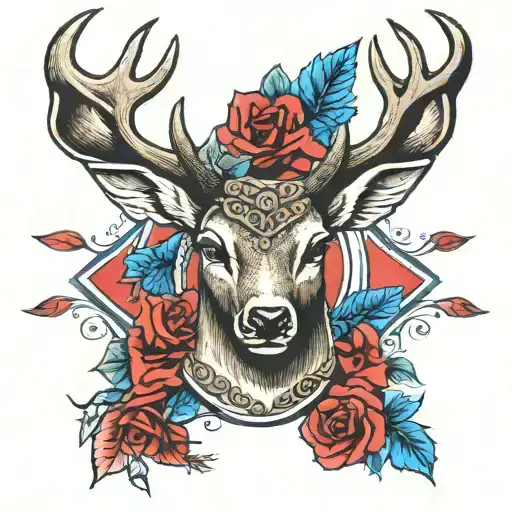 American Traditional Deer