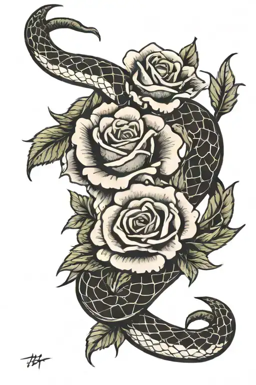 Snake Rose Magic