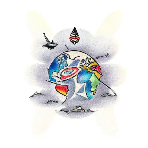 World With Graphic Coordinates