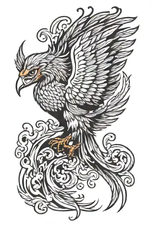 Phoenix Rising From The Ashes